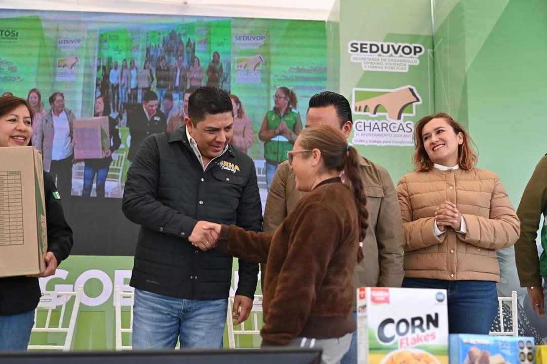 RICARDO GALLARDO MEJORARÁ LA VIDA DE LAS FAMILIAS DE CHARCAS CON MÁS APOYO