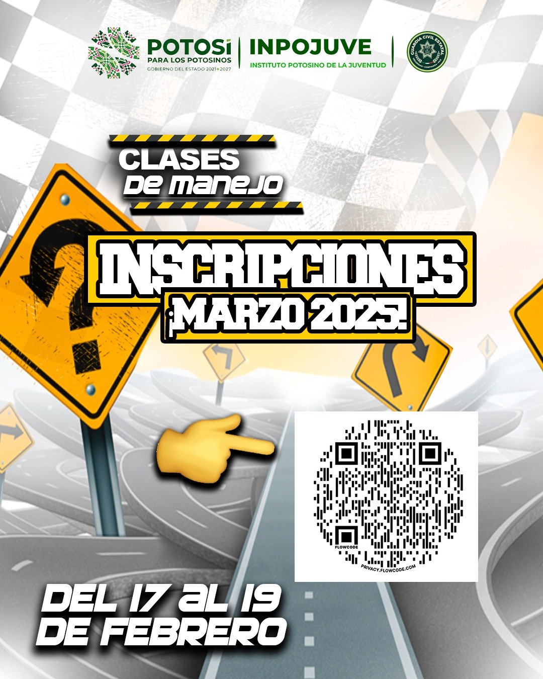 GOBIERNO ESTATAL ABRE INSCRIPCIONES PARA CURSO DE MANEJO, EN APOYO A JÓVENES