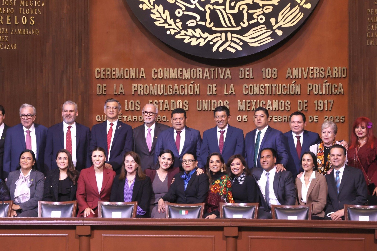 RICARDO GALLARDO ASISTE A CONMEMORACIÓN DEL 108 ANIVERSARIO DE LA CONSTITUCIÓN DE 1917