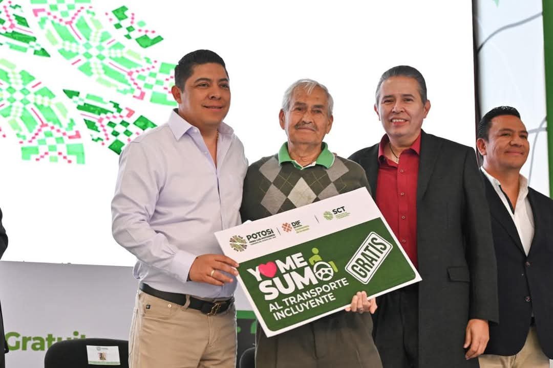 AVALAN PERSONAS BENEFICIARIAS APOYO DE RICARDO GALLARDO A TRANSPORTE GRATUITO