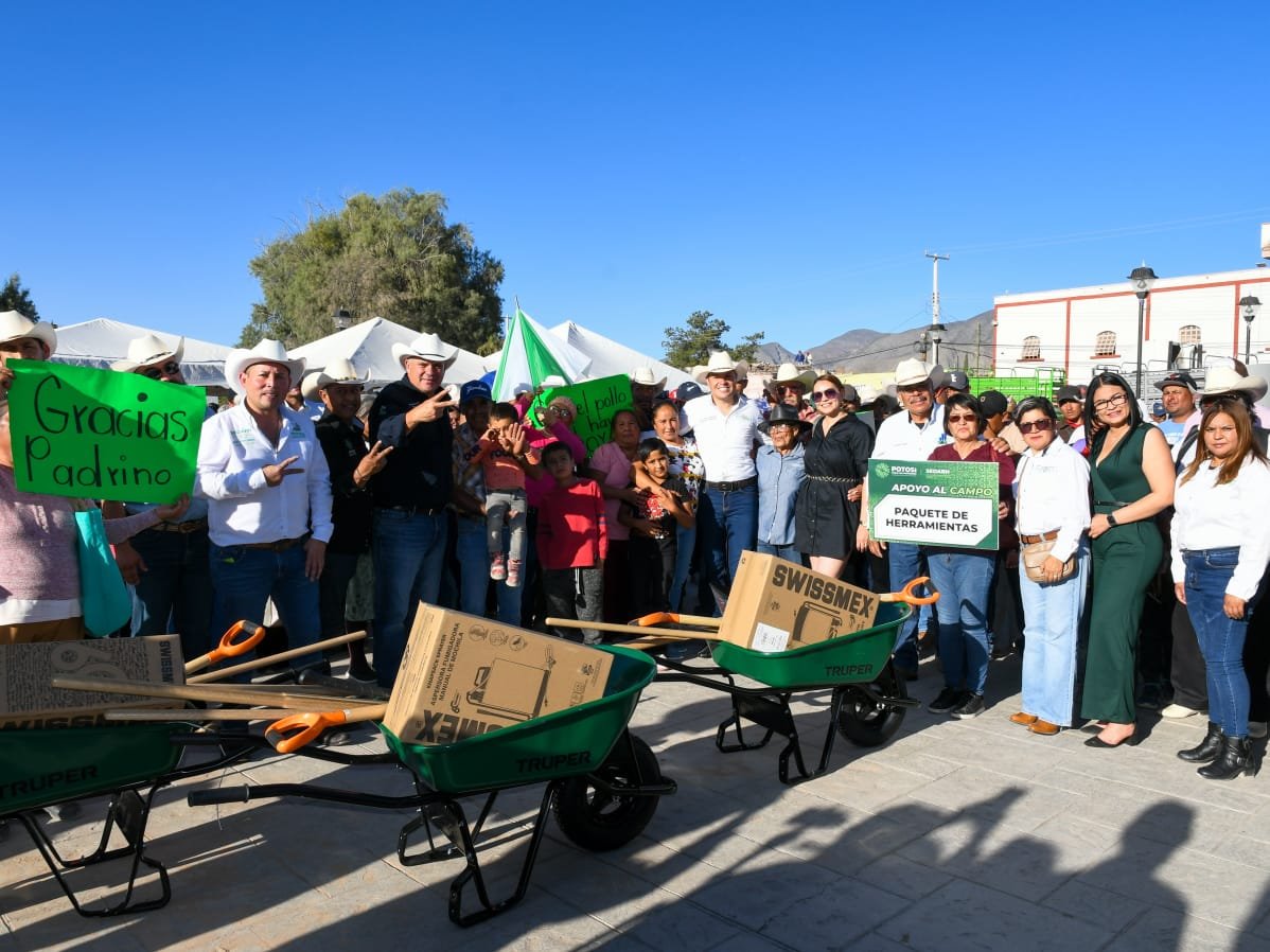 LLEVA GOBIERNO ESTATAL MÁS APOYO AL CAMPO