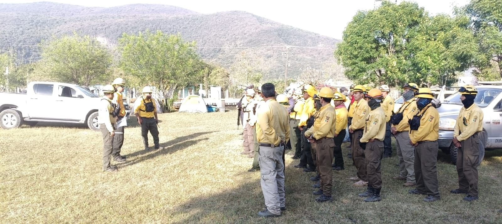 AVANZA EL COMBATE DE INCENDIOS FORESTALES EN SLP