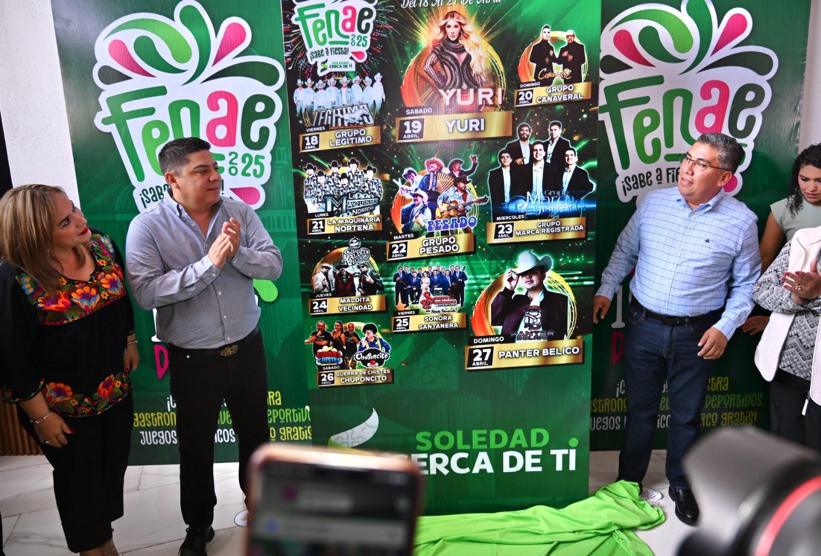 RICARDO GALLARDO ENCABEZA PRESENTACIÓN DE LA FENAE 2025 EN SOLEDAD