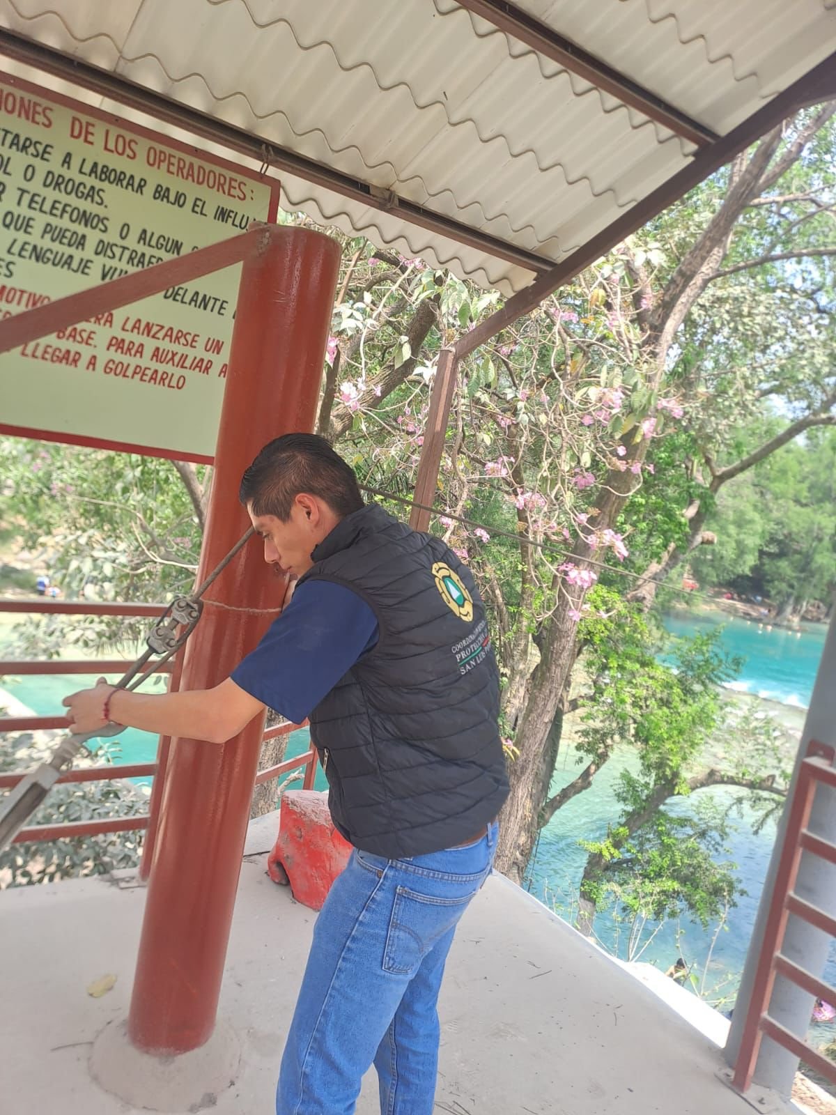 PROTECCIÓN CIVIL ESTATAL SUPERVISA PARAJES TURÍSTICOS.