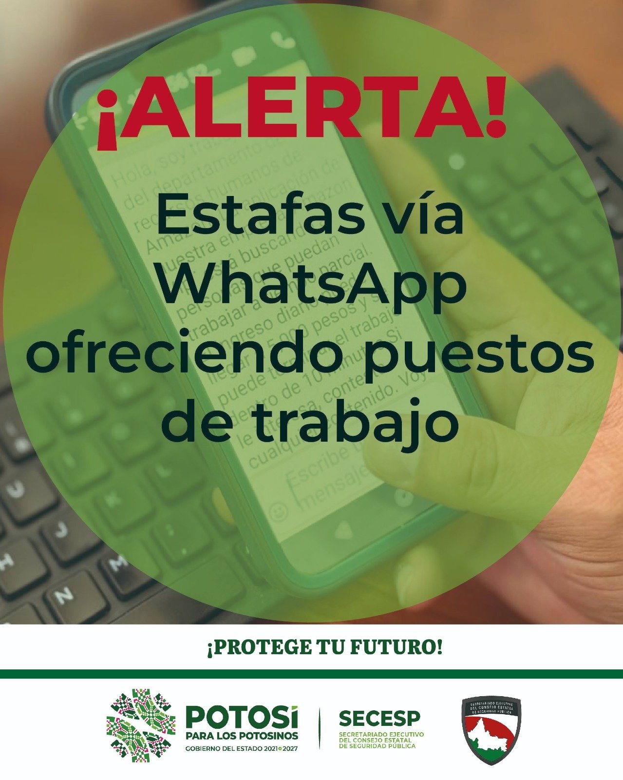 GOBIERNO ESTATAL PREVIENE FRAUDES EN OFERTAS LABORALES