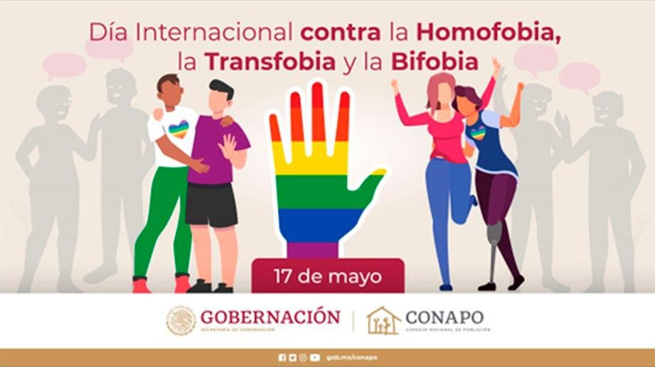 DÍA INTERNACIONAL CONTRA LA HOMOFOBIA, LA TRANSFOBIA Y LA BIFOBIA