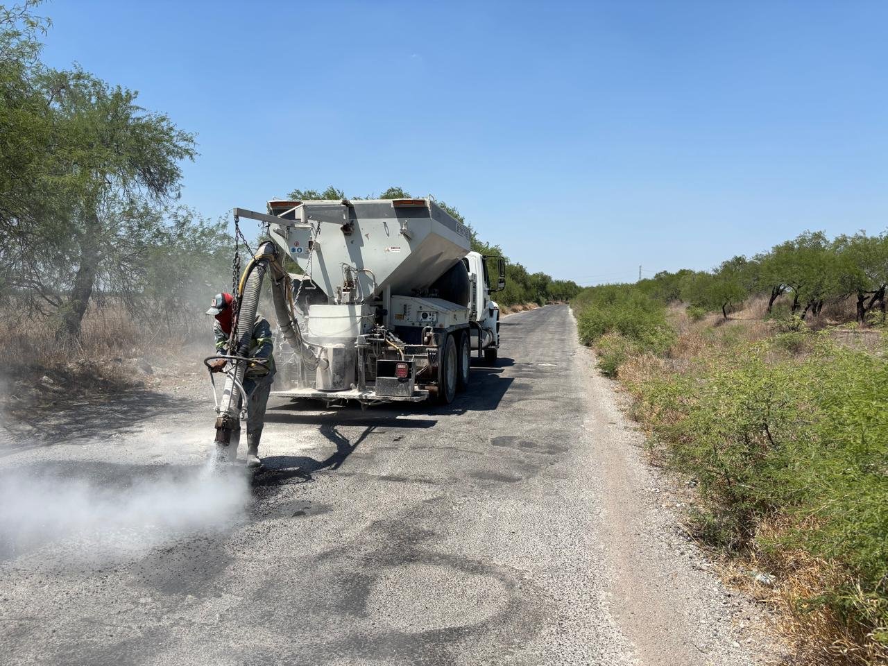 167 KILÓMETROS DE CAMINOS CONSERVADOS EN ABRIL