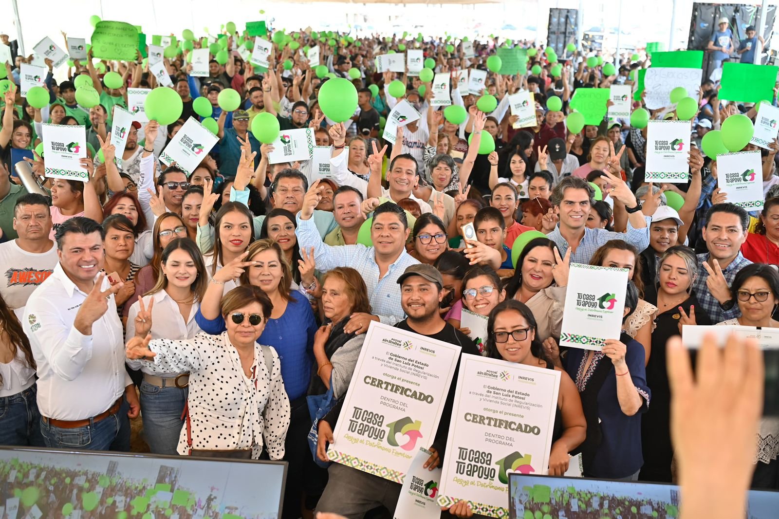 LOTES ENTREGADOS POR RICARDO GALLARDO DAN MEJOR FUTURO A LAS FAMILIAS