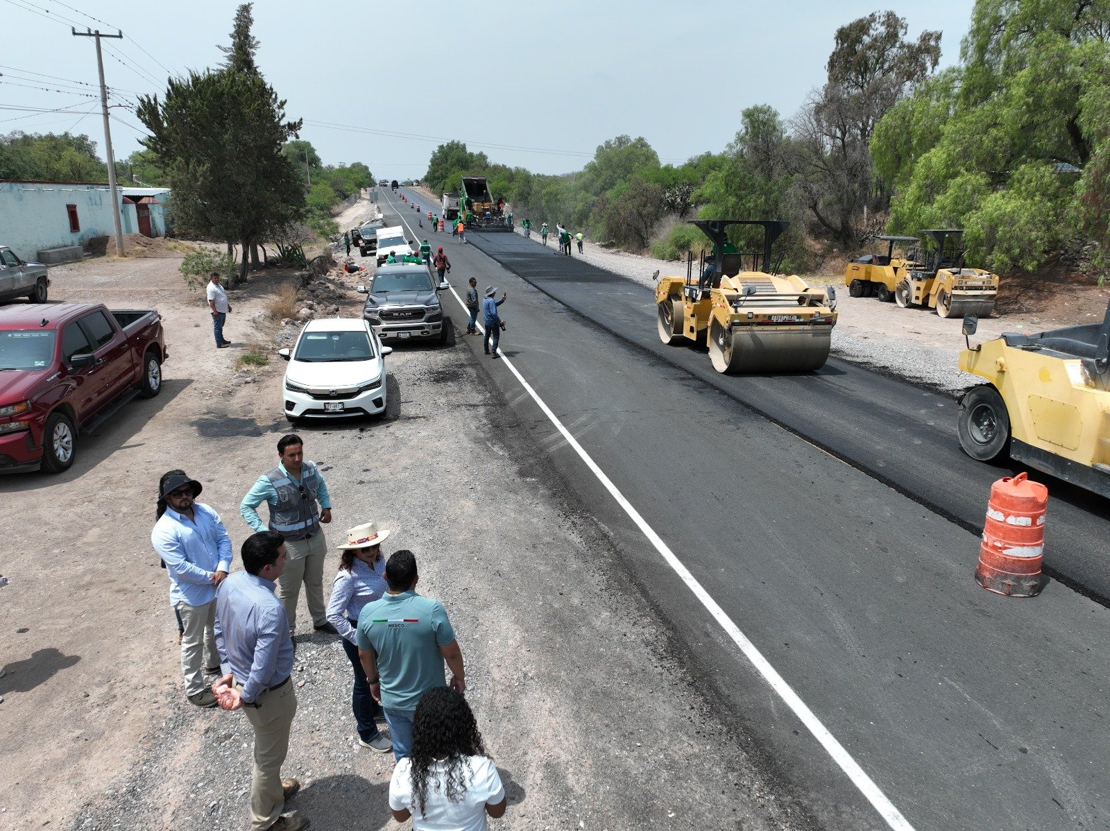 RICARDO GALLARDO SUPERVISA OBRAS EN EL ALTIPLANO Y ANUNCIA NUEVO PUENTE