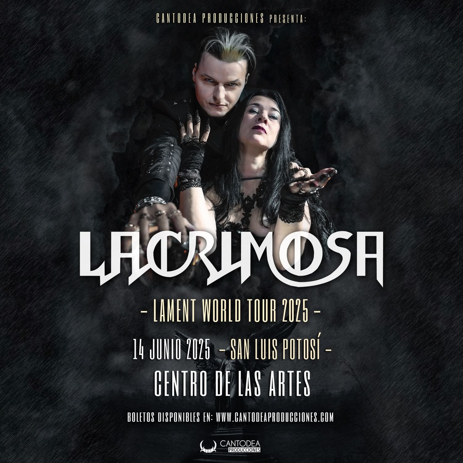 LACRIMOSA REGRESA A SLP CON SU “LAMENT WORLD TOUR 2025”
