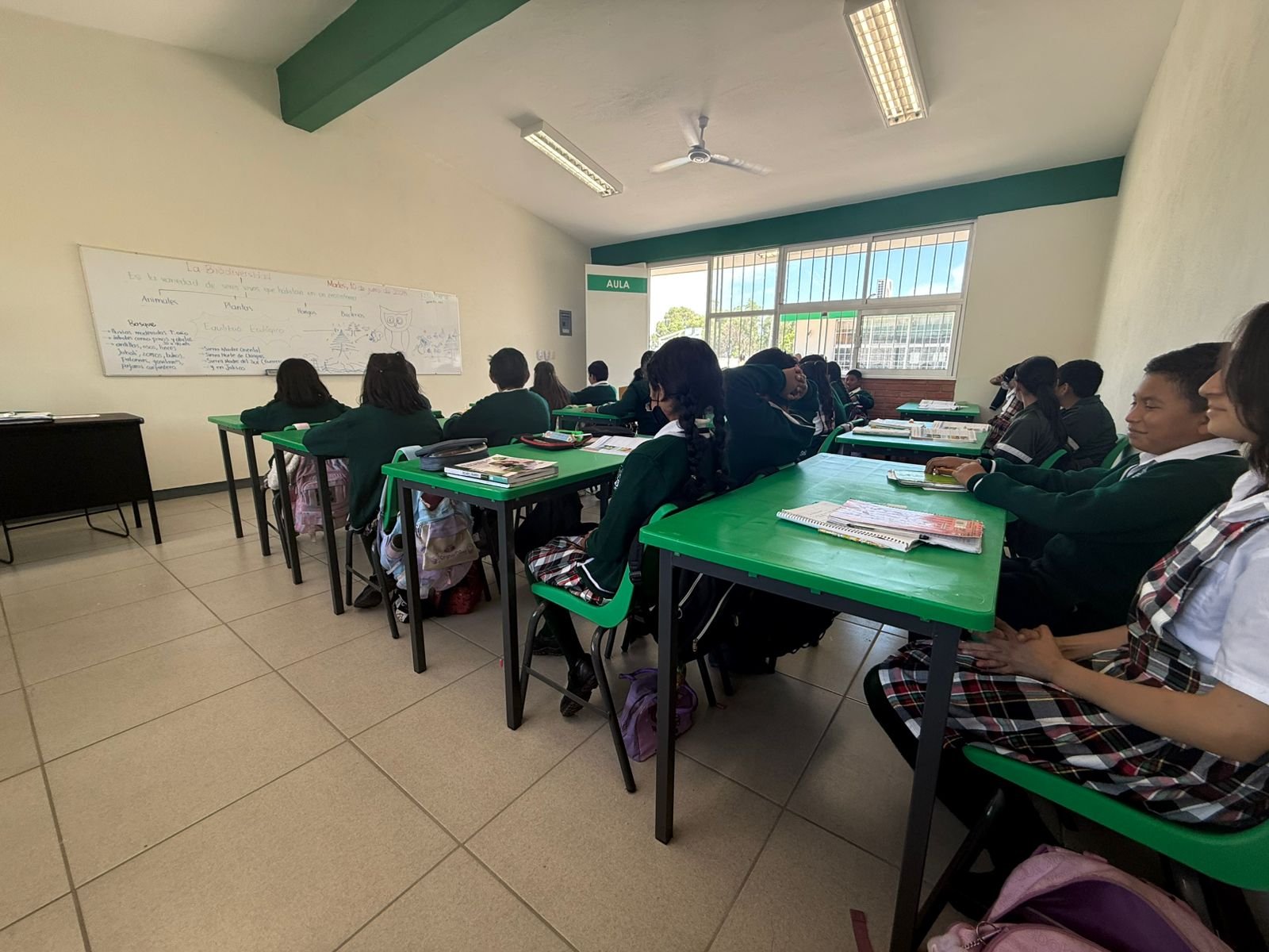 Reduce jornada escolar por altas temperaturas