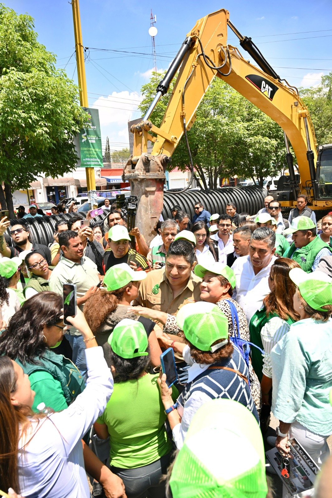 RICARDO GALLARDO PONE FIN A INUNDACIONES EN PRIVADAS DE LA HACIENDA