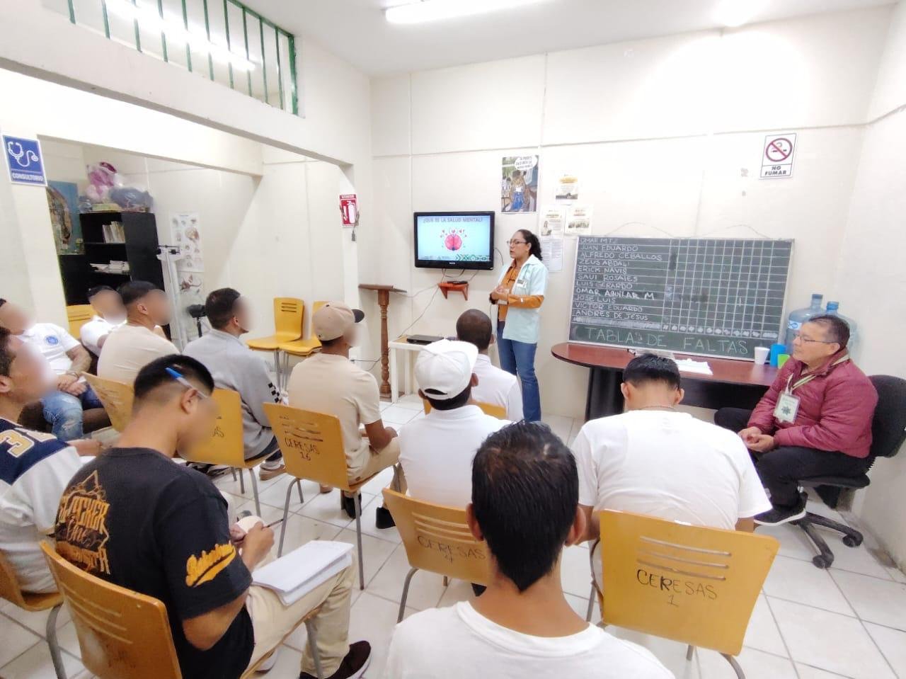 GOBIERNO ESTATAL IMPULSA ATENCIÓN EN SALUD MENTAL EN CENTROS DE REINSERCIÓN