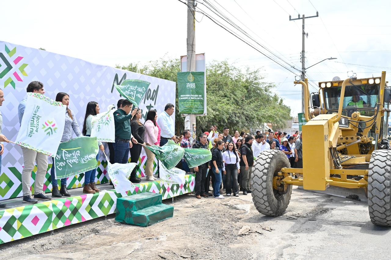 CON APOYO ESTATAL VILLA DE POZOS MODERNIZA INFRAESTRUCTURA