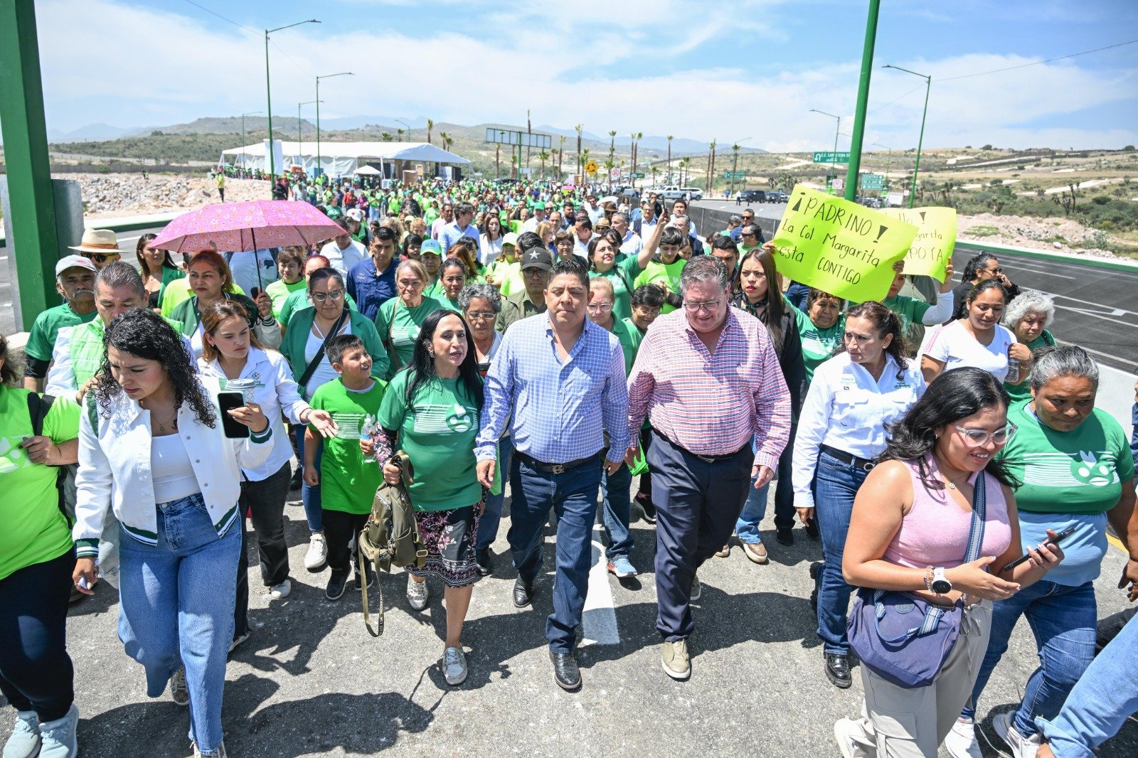 RICARDO GALLARDO LE CUMPLE A POTOSINOS AL ENTREGAR VÍA ALTERNA