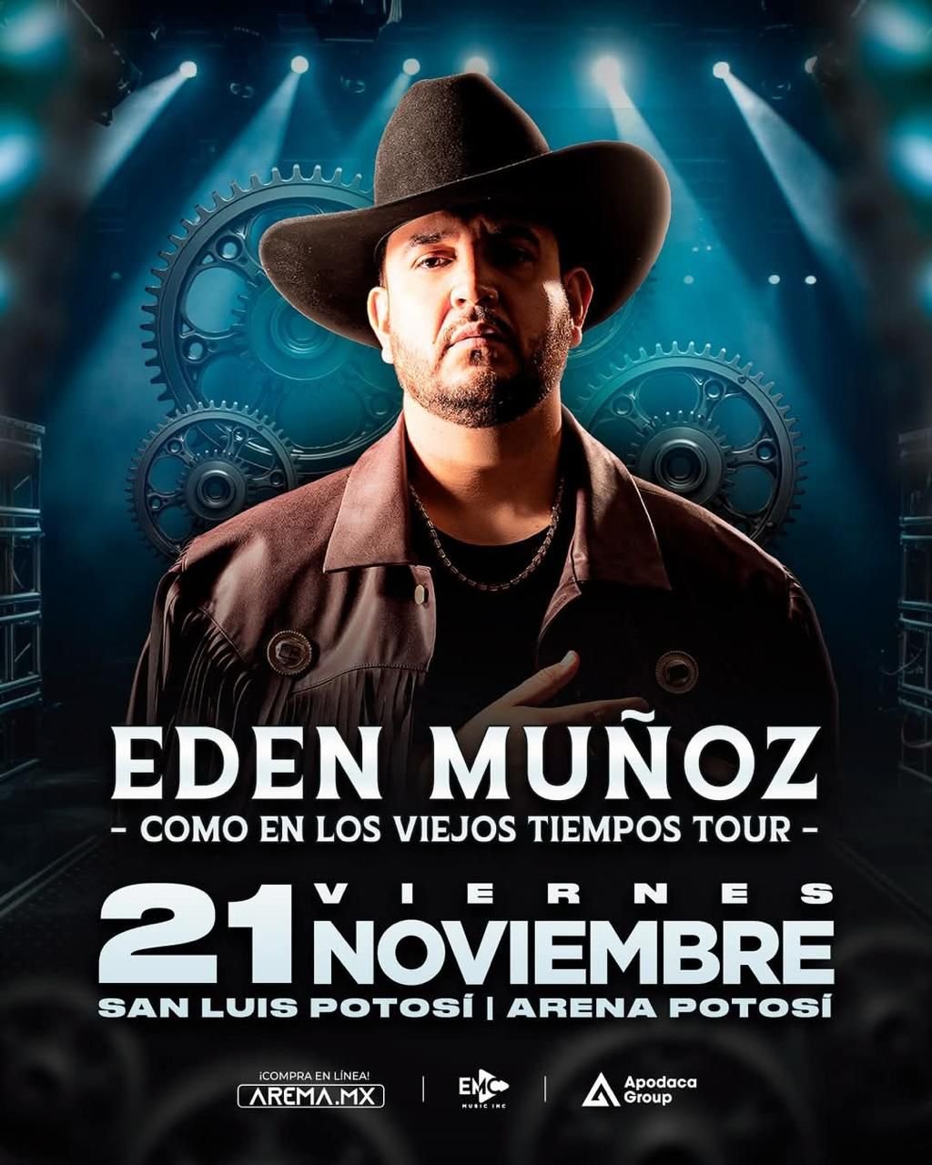 EDÉN MUÑOZ LLEGA A LA ARENA POTOSÍ CON SU TOUR «COMO EN LOS VIEJOS TIEMPOS»