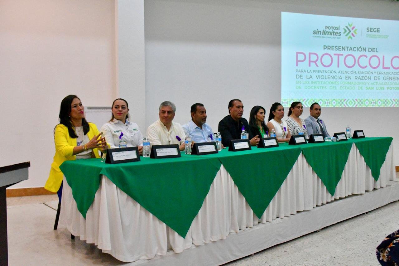 PRESENTAN PROTOCOLO PARA ERRADICAR VIOLENCIA DE GÉNERO EN INSTITUCIONES FORMATIVAS DE DOCENTES