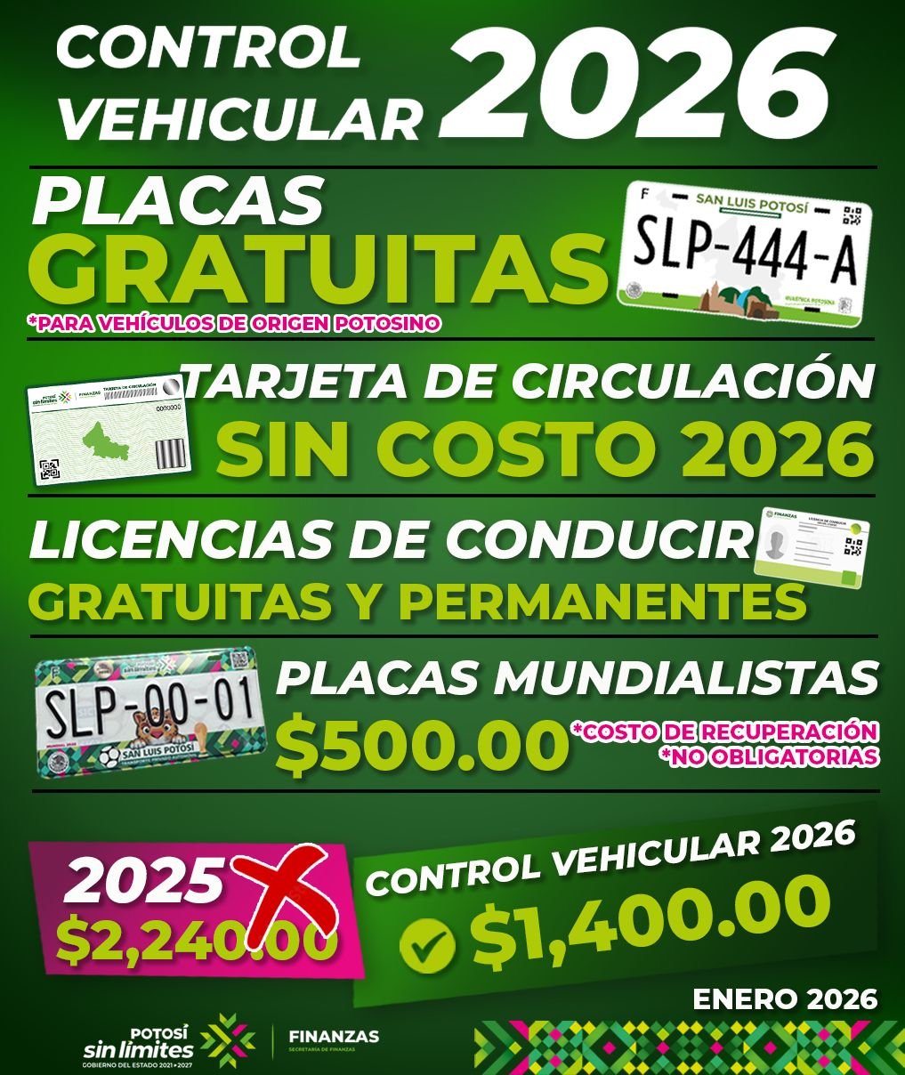 REDUCE COSTO DEL CONTROL VEHICULAR EN 2026
