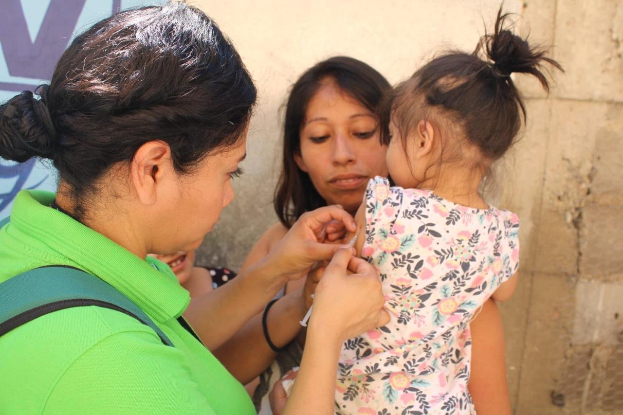 REFUERZAN VACUNACIÓN Y VIGILANCIA SANITARIA CONTRA EL SARAMPIÓN