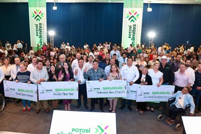 GOBIERNO ESTATAL RESPALDA CON MÁS DE 26 MILLONES DE PESOS A LA ECONOMÍA POTOSINA