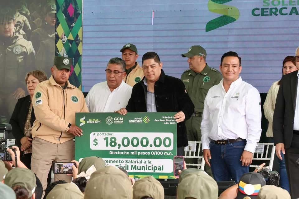 ENVÍA RICARDO GALLARDO INICIATIVA AL CONGRESO PARA SALARIO DIGNO A POLICÍAS MUNICIPALES