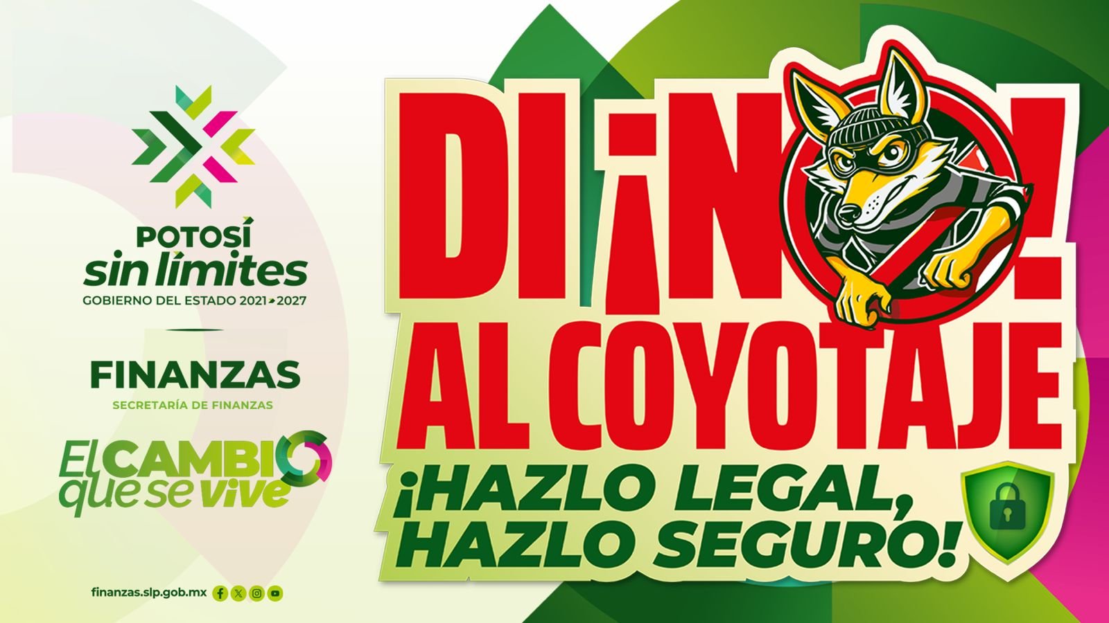 ESTADO AVANZA EN EL COMBATE AL COYOTAJE