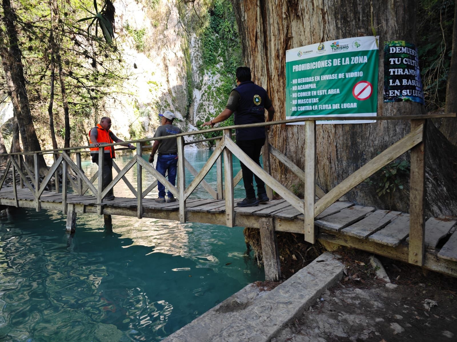 GOBIERNO ESTATAL SUPERVISA PARAJES DE LA HUASTECA RUMBO A SEMANA SANTA