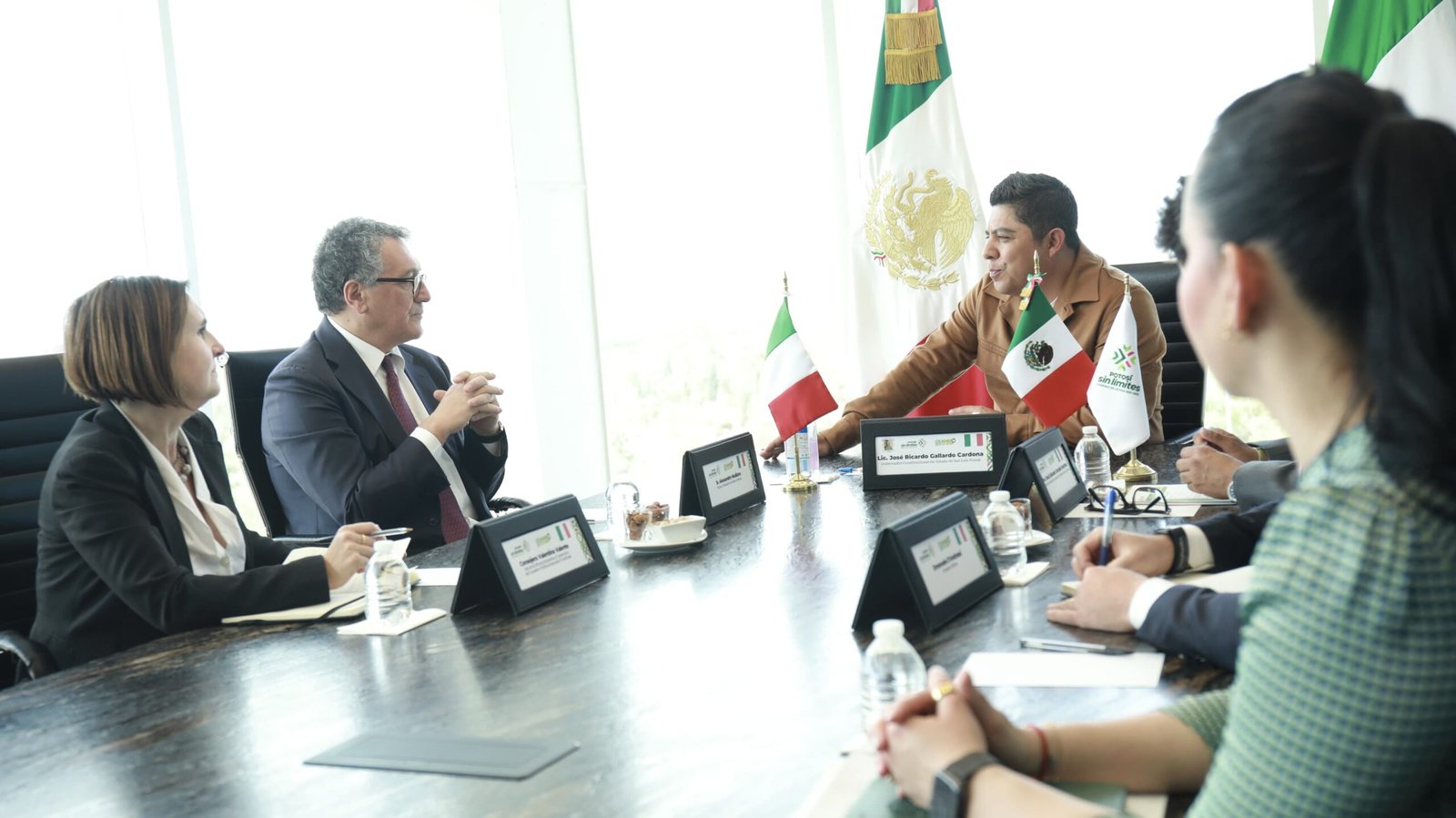 RICARDO GALLARDO REFUERZA LAZOS DE COOPERACIÓN CON ITALIA