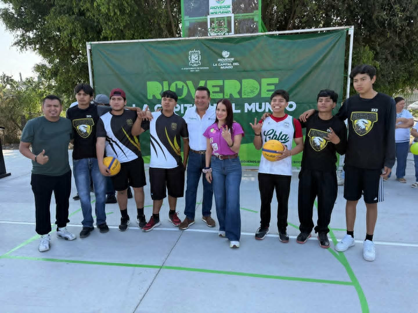 INAUGURAN CANCHA DEPORTIVA EN LA COLONIA SAN RAFAEL