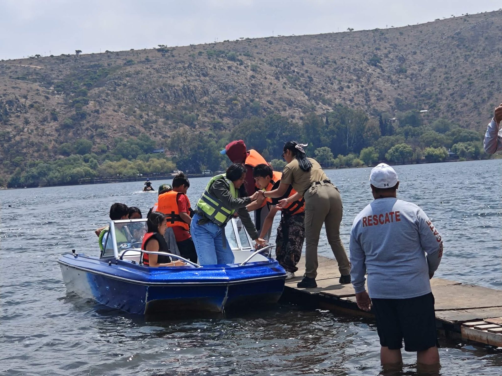 DESPLIEGUE OPERATIVO COORDINADO EN LA PRESA “DAMIÁN CARMONA” EN MEXQUITIC