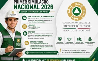 GOBIERNO ESTATAL FORTALECE PREVENCIÓN CON SIMULACRO NACIONAL