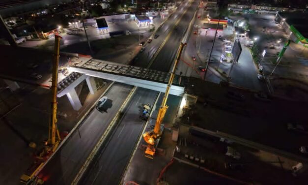 SAN LUIS AMPLÍA CIERRES VIALES POR MONTAJE DE TRABES