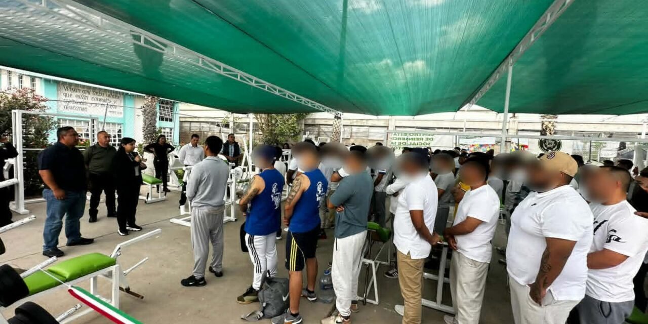 GOBIERNO ESTATAL DIGNIFICA ESPACIOS EN CENTROS DE REINSERCIÓN SOCIAL