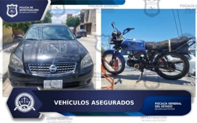 POLICÍA DE INVESTIGACIÓN ASEGURA DOS UNIDADES AUTOMOTORES EN LA ENTIDAD