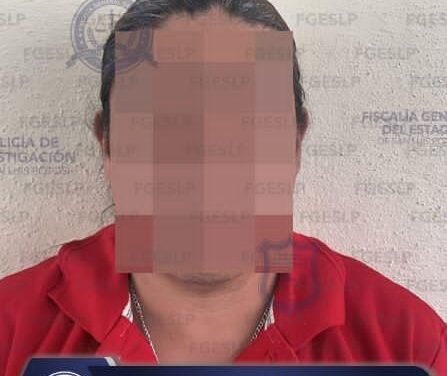 FISCALÍA DE SLP EJECUTA ORDEN DE APREHENSIÓN POR VIOLENCIA FAMILIAR REITERADA