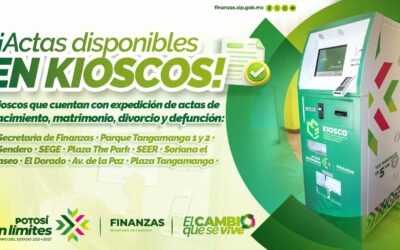 GOBIERNO ESTATAL FACILITA TRÁMITES CON ACTAS DEL REGISTRO CIVIL EN KIOSCOS ELECTRÓNICOS