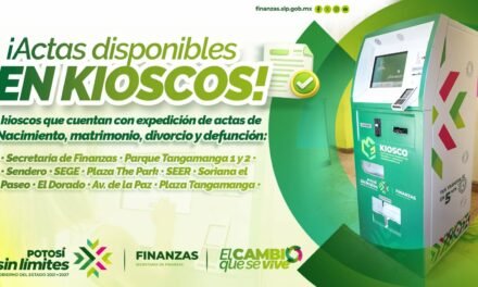 GOBIERNO ESTATAL FACILITA TRÁMITES CON ACTAS DEL REGISTRO CIVIL EN KIOSCOS ELECTRÓNICOS