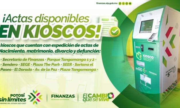 GOBIERNO ESTATAL FACILITA TRÁMITES CON ACTAS DEL REGISTRO CIVIL EN KIOSCOS ELECTRÓNICOS