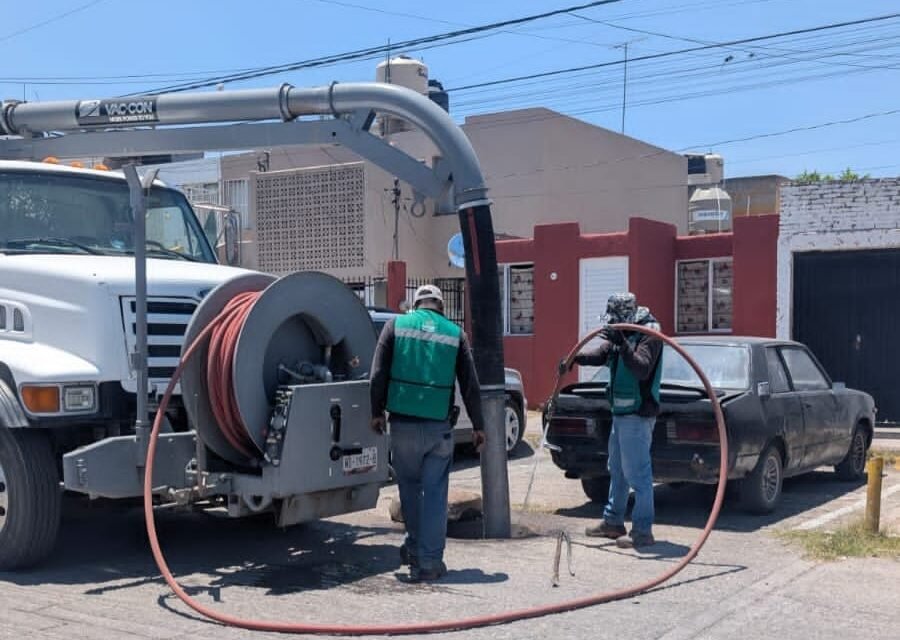 ESTADO REFUERZA LIMPIEZA DE DRENAJES ANTE TEMPORADA DE LLUVIAS