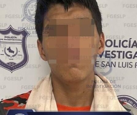 PDI DETIENE A EDGAR ADRIÁN “N” POR ROBO CALIFICADO EN LA CAPITAL POTOSINA