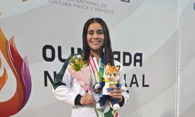 Tres medallas más para San Luis Potosí en natación dentro de la Olimpiada Nacional 2026