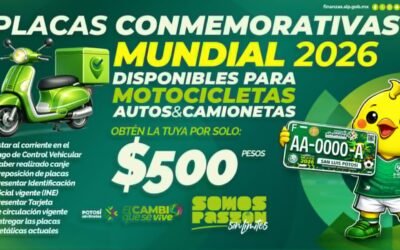 MOTOCICLISTAS SE ACTUALIZAN CON PLACAS MUNDIALISTAS