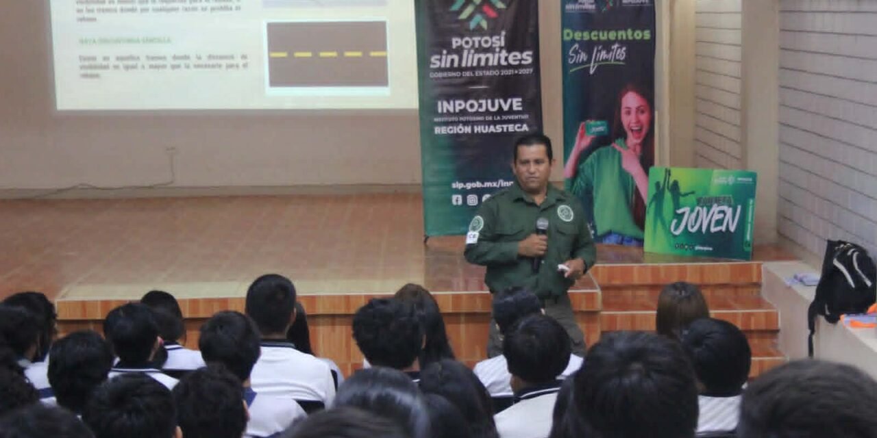 GOBIERNO ESTATAL EXTIENDE PREVENCIÓN JUVENIL EN REGIÓN MEDIA Y HUASTECA
