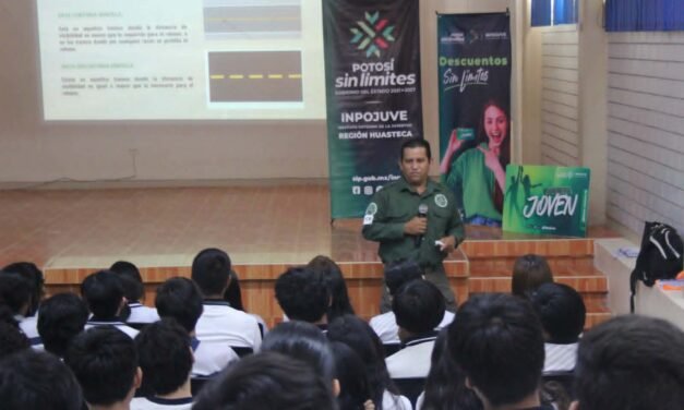 GOBIERNO ESTATAL EXTIENDE PREVENCIÓN JUVENIL EN REGIÓN MEDIA Y HUASTECA