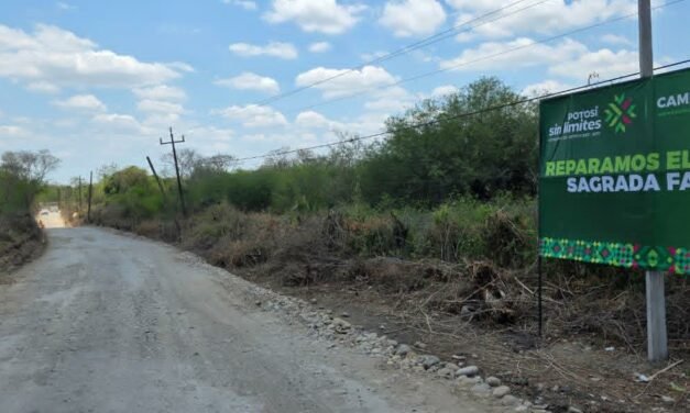 GOBIERNO ESTATAL REPARA PUENTE DE LA SAGRADA FAMILIA
