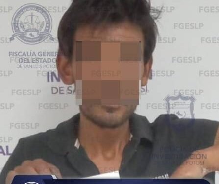CAPTURA FGESLP A PRESUNTO RESPONSABLE DE HOMICIDIO EN LA ZONA METROPOLITANA