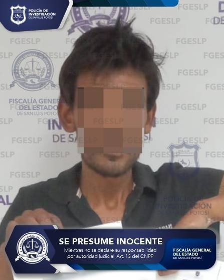 CAPTURA FGESLP A PRESUNTO RESPONSABLE DE HOMICIDIO EN LA ZONA METROPOLITANA