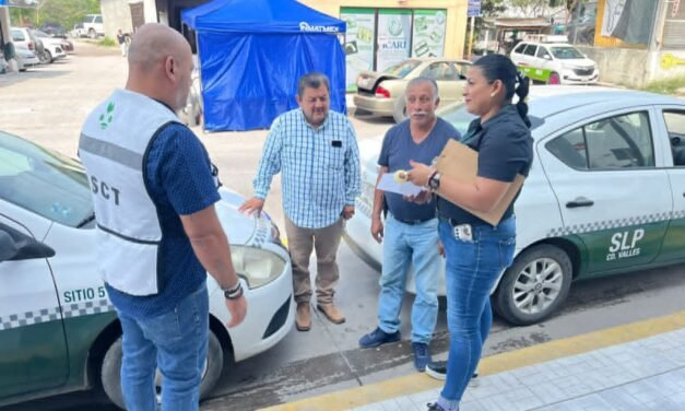 ESTADO INFORMA INICIO DE REVISTA PARA TRANSPORTISTAS EN CIUDAD VALLES