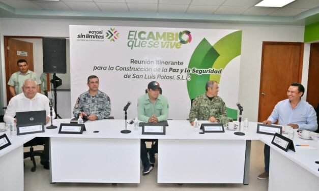 RICARDO GALLARDO CONSOLIDA ESTRATEGIA DE SEGURIDAD EN LA HUASTECA POTOSINA