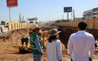 SUPERVISA RICARDO GALLARDO AVANCE DEL MEGA DESNIVEL ARENA POTOSÍ